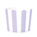 Paper Eskimo Lilacberry Stripes Baking Cups